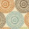 Homeroots 3 x 5 ft. Beige & Blue Medallion Indoor & Outdoor Area Rug 388689 - alternate 3